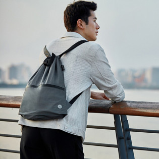 90 GOFUN Lightweight Urban Drawstring Backpack Gray